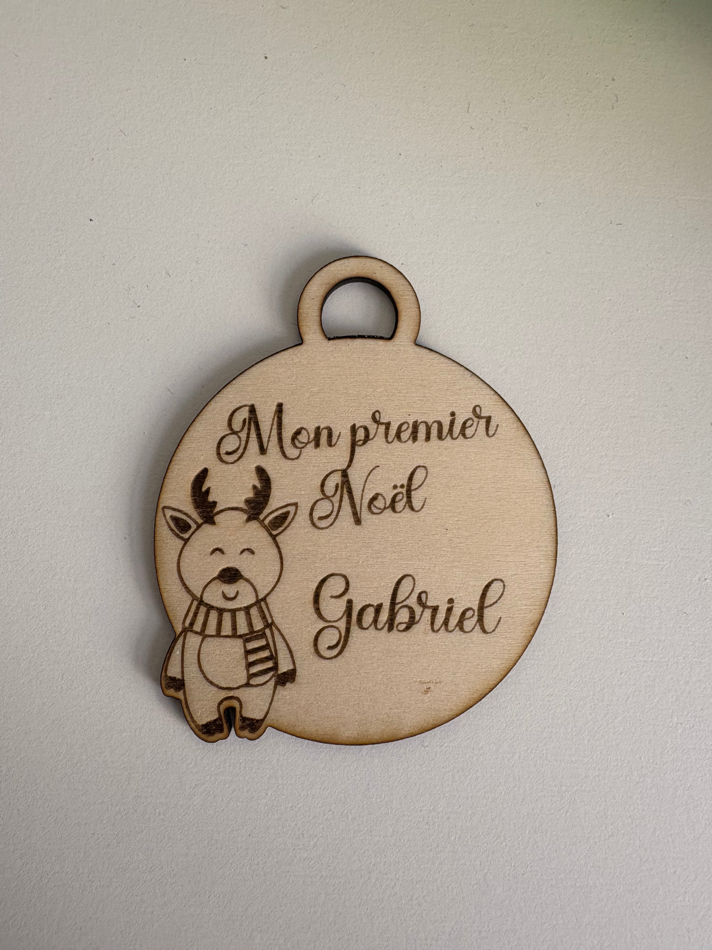Boule de Noël mon premier Noël
